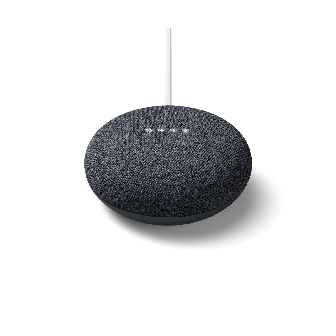 Google Nest Mini Smarter Lautsprecher mit Sprachsteuerung Karbon